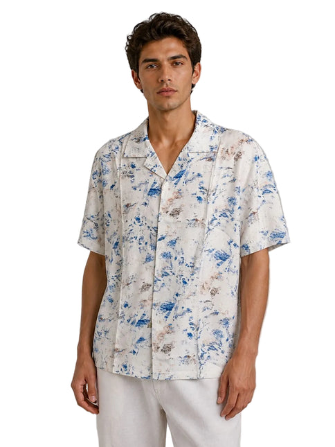 Abstract Splash Resort - Box Fit Shirt