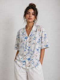 Abstract Splash Resort - Box Fit Shirt