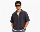Zip Collar T-Shirt – Box Fit