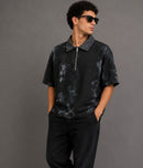 Minimal Zip Polo T-Shirt
