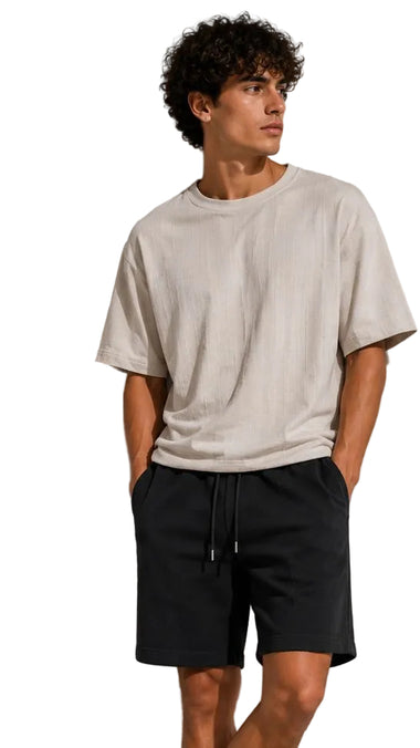 Minimal Relaxed Sweat Shorts