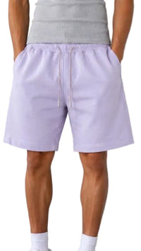 Fluorescent Drawstring Sweat Shorts