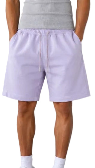 Fluorescent Drawstring Sweat Shorts