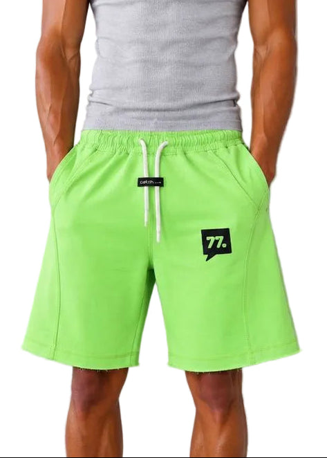 Raw Edge Relaxed Sweat Shorts