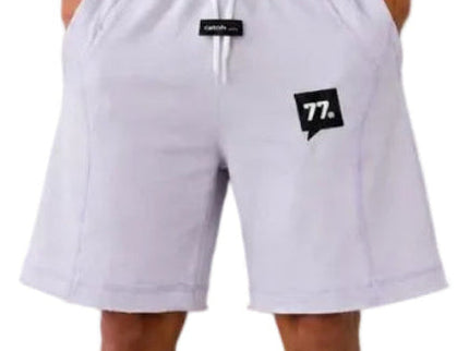 Raw Edge Relaxed Sweat Shorts