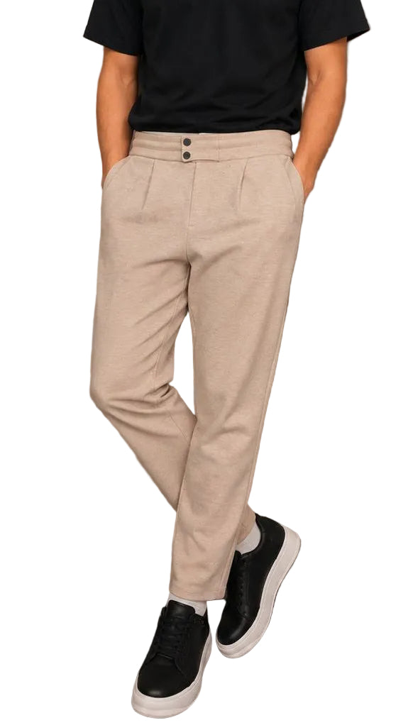 Tailored Comfort Tapered Pants