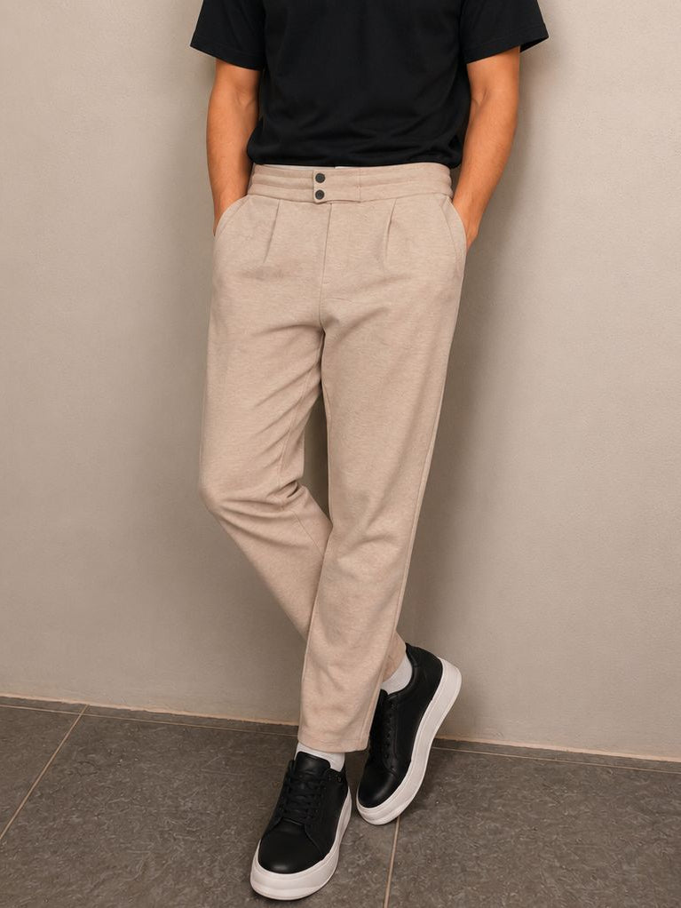 Tailored Comfort Tapered Pants