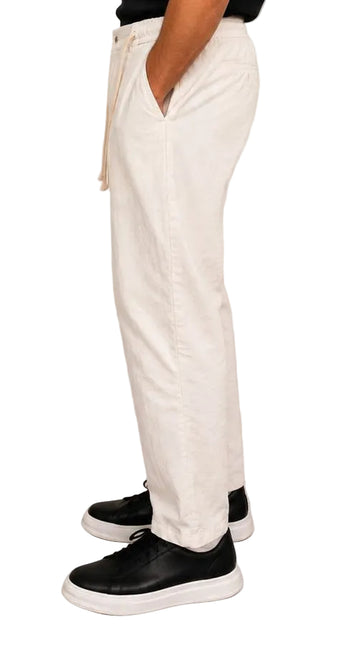Relaxed Linen Straight Pants