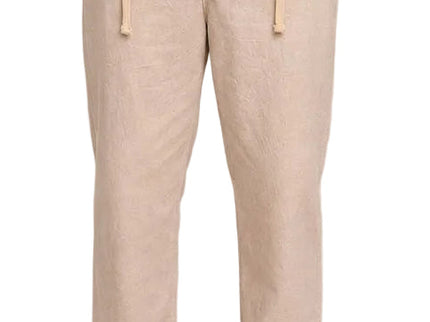 Relaxed Linen Straight Pants