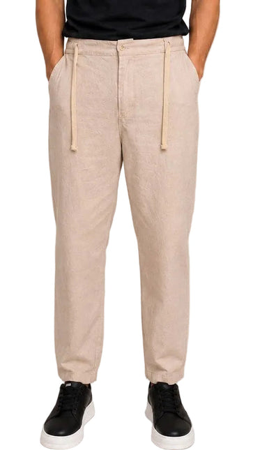 Relaxed Linen Straight Pants