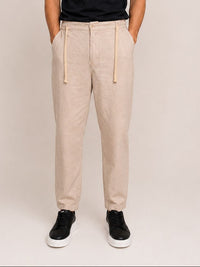 Relaxed Linen Straight Pants
