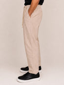 Relaxed Linen Straight Pants