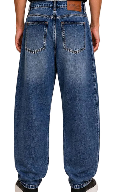 Washed Balloon Fit Jeans