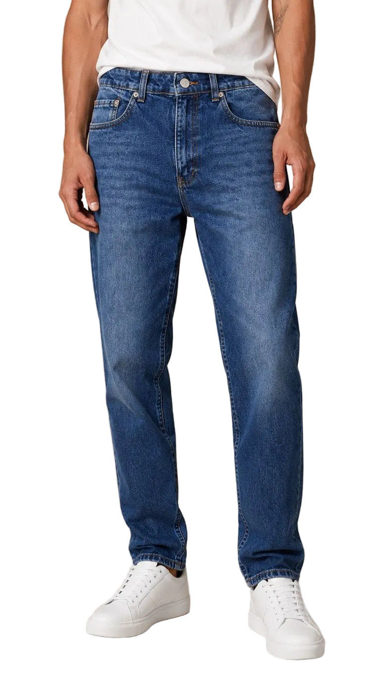 Washed Basic Slim Fit Jeans