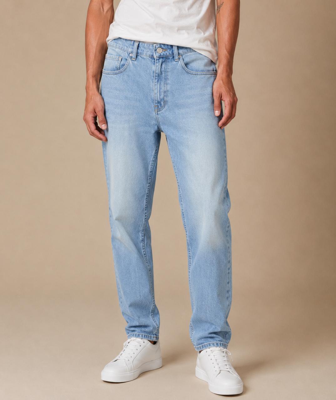 Washed Basic Slim Fit Jeans