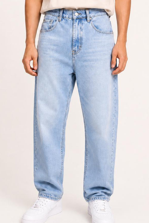 Light Wash Boyfriend Fit Jeans