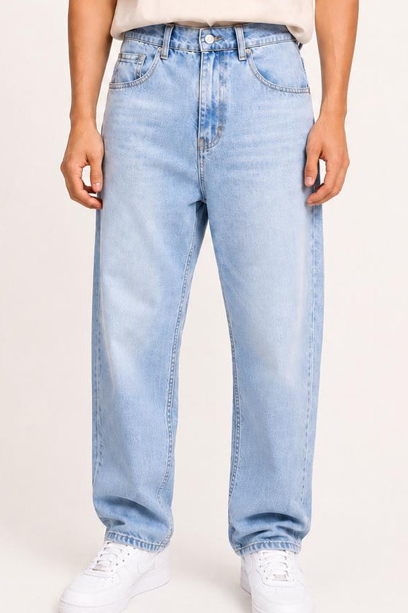 Light Wash Boyfriend Fit Jeans