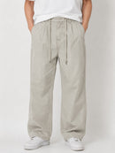 Oversized Wide Leg Gabardine Pants