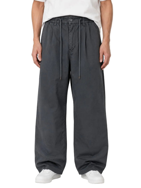 Oversized Wide Leg Gabardine Pants