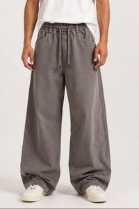 Oversized Wide Leg Denim Pants