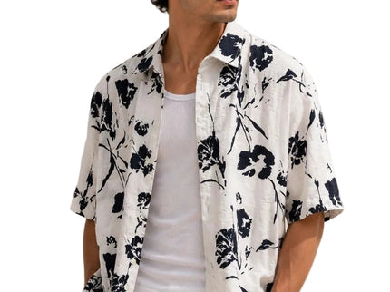Floral Print Relaxed Resort Shirt