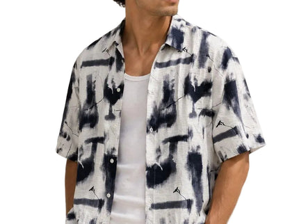 Abstract Print Relaxed Resort Shirt