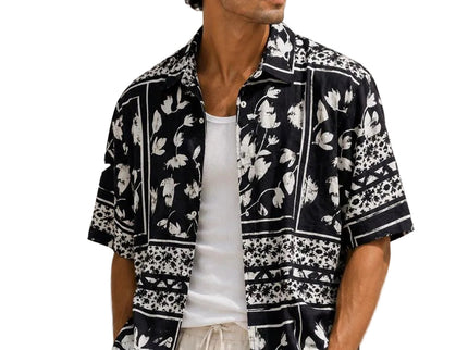 Abstract Pattern Relaxed Resort Shirt