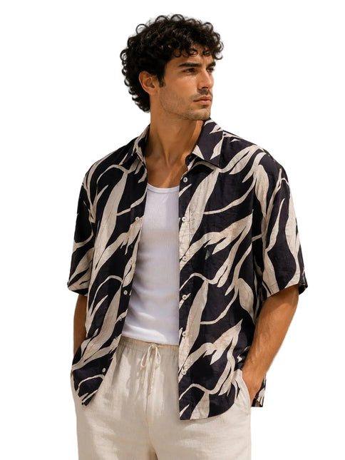 Abstract Leaf Resort Shirt