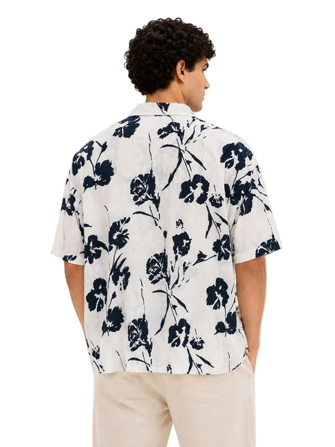 Floral Print Relaxed Resort Shirt