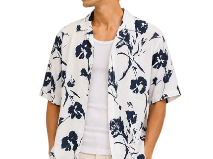 Floral Print Relaxed Resort Shirt