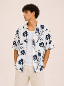 Floral Print Relaxed Resort Shirt