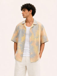 Pastel Sky Wash Resort Shirt