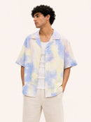 Pastel Sky Wash Resort Shirt