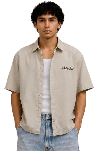 Nothing Lasts Box Fit Printed Shirt