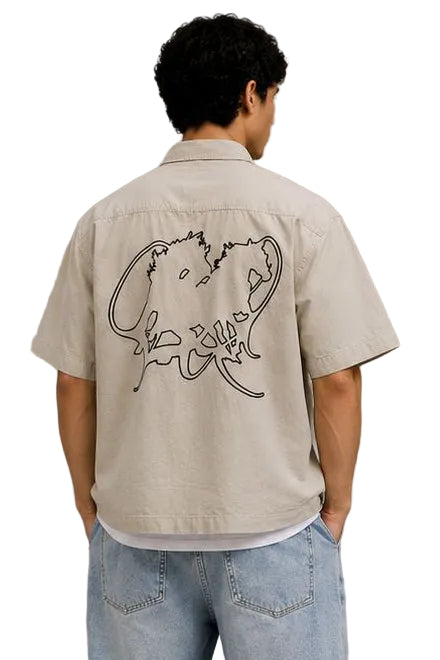 Nothing Lasts Box Fit Printed Shirt