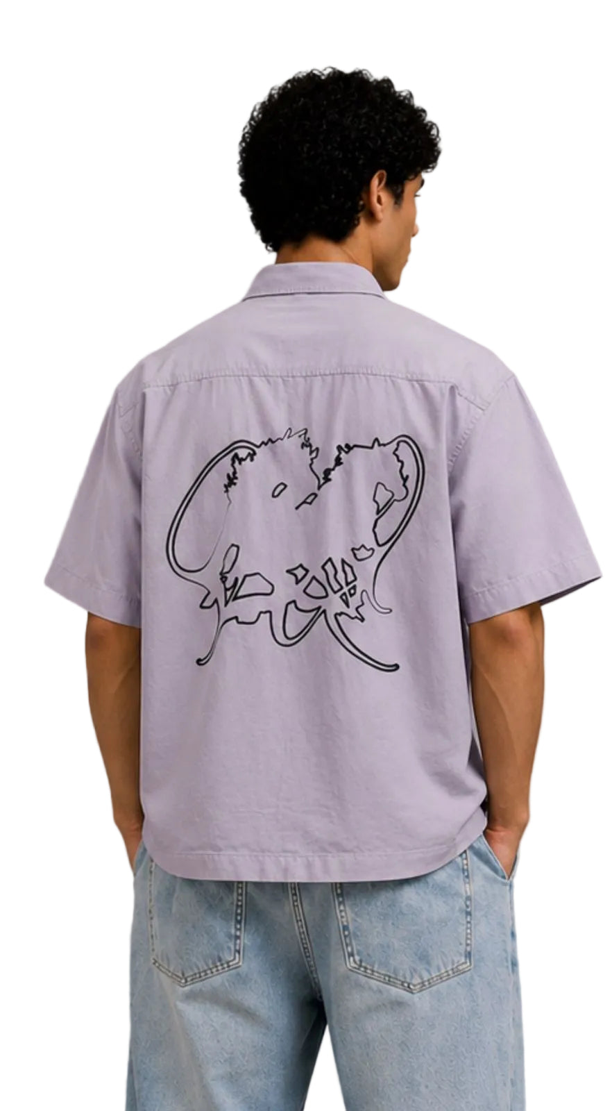 Nothing Lasts Box Fit Printed Shirt