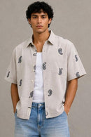 Printed Box Fit Shirt
