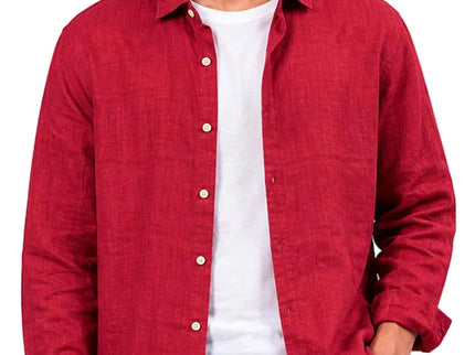 Linen Regular Fit Long Sleeve Shirt