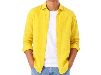 Linen Regular Fit Long Sleeve Shirt