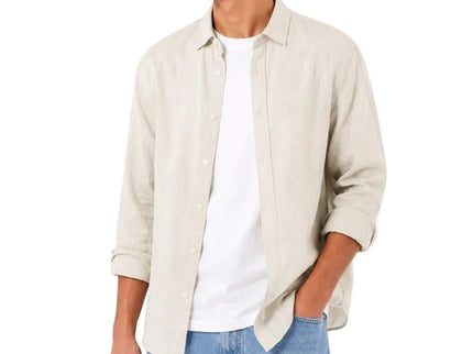 Linen Regular Fit Long Sleeve Shirt