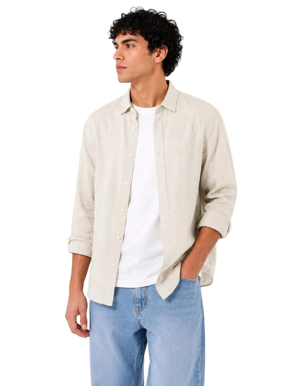 Linen Regular Fit Long Sleeve Shirt
