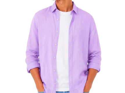 Linen Regular Fit Long Sleeve Shirt