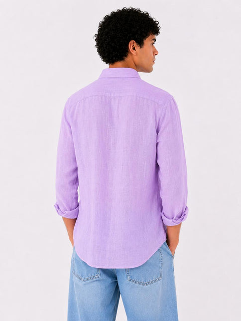 Linen Regular Fit Long Sleeve Shirt