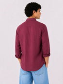 Linen Regular Fit Long Sleeve Shirt