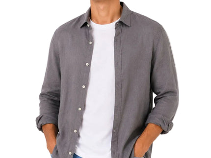 Linen Regular Fit Long Sleeve Shirt