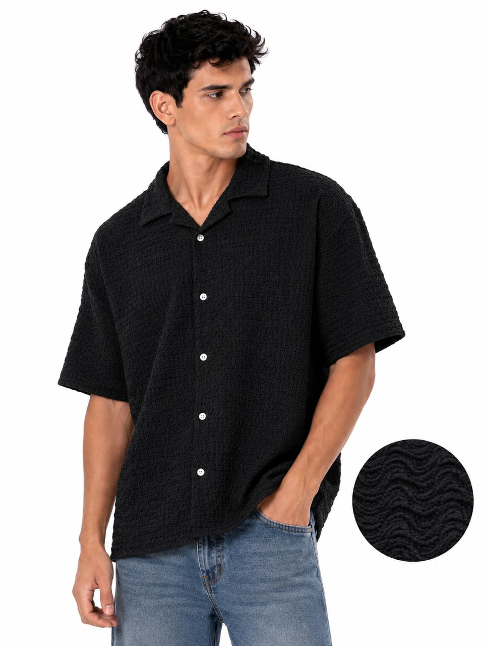 Textured Relaxed Fit Shirt
