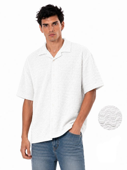 Textured Relaxed Fit Shirt