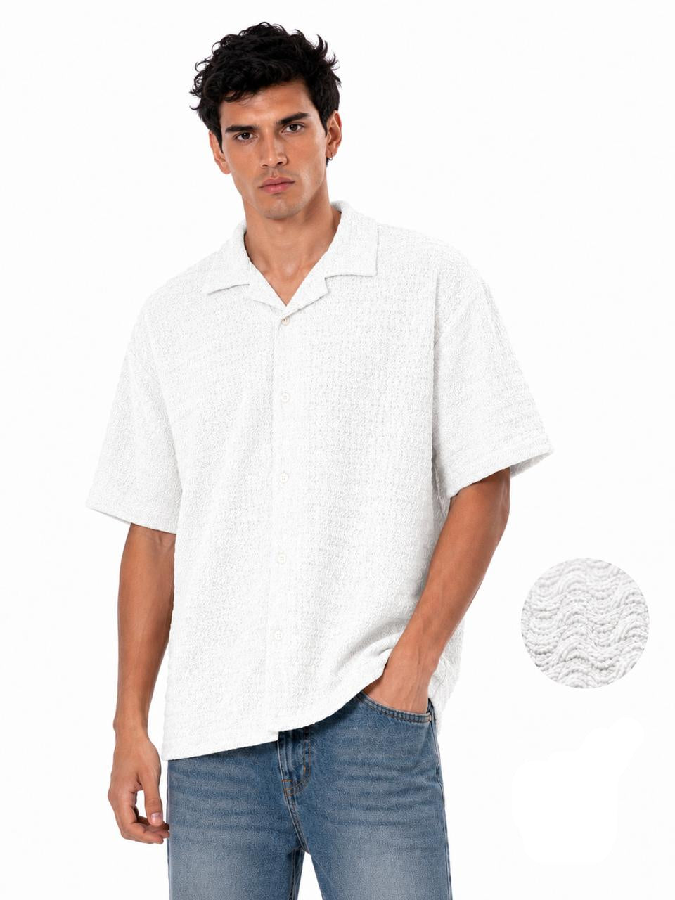 Textured Relaxed Fit Shirt