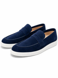 Suede Slip-On Loafers