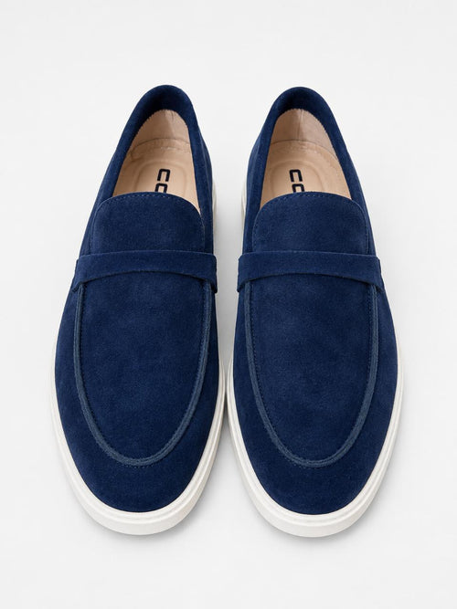 Suede Slip-On Loafers
